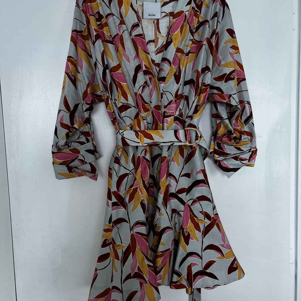 Acler Women's Multicolor Leaf Print Dress